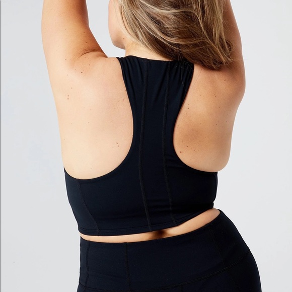 L’Space Beckham corset Seamed Active Tank - black XS - Picture 3 of 8